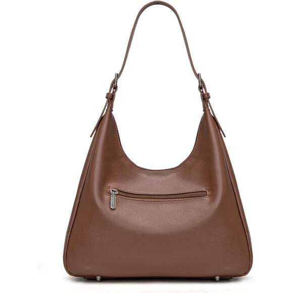 Versatile Slouchy Hobo Bag for Women - Soft PU Leather, Magnetic Closure Purse - Picture 6 of 7